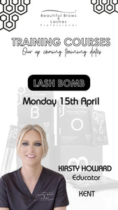 Accredited Official Lash Bomb Course with Kirsty