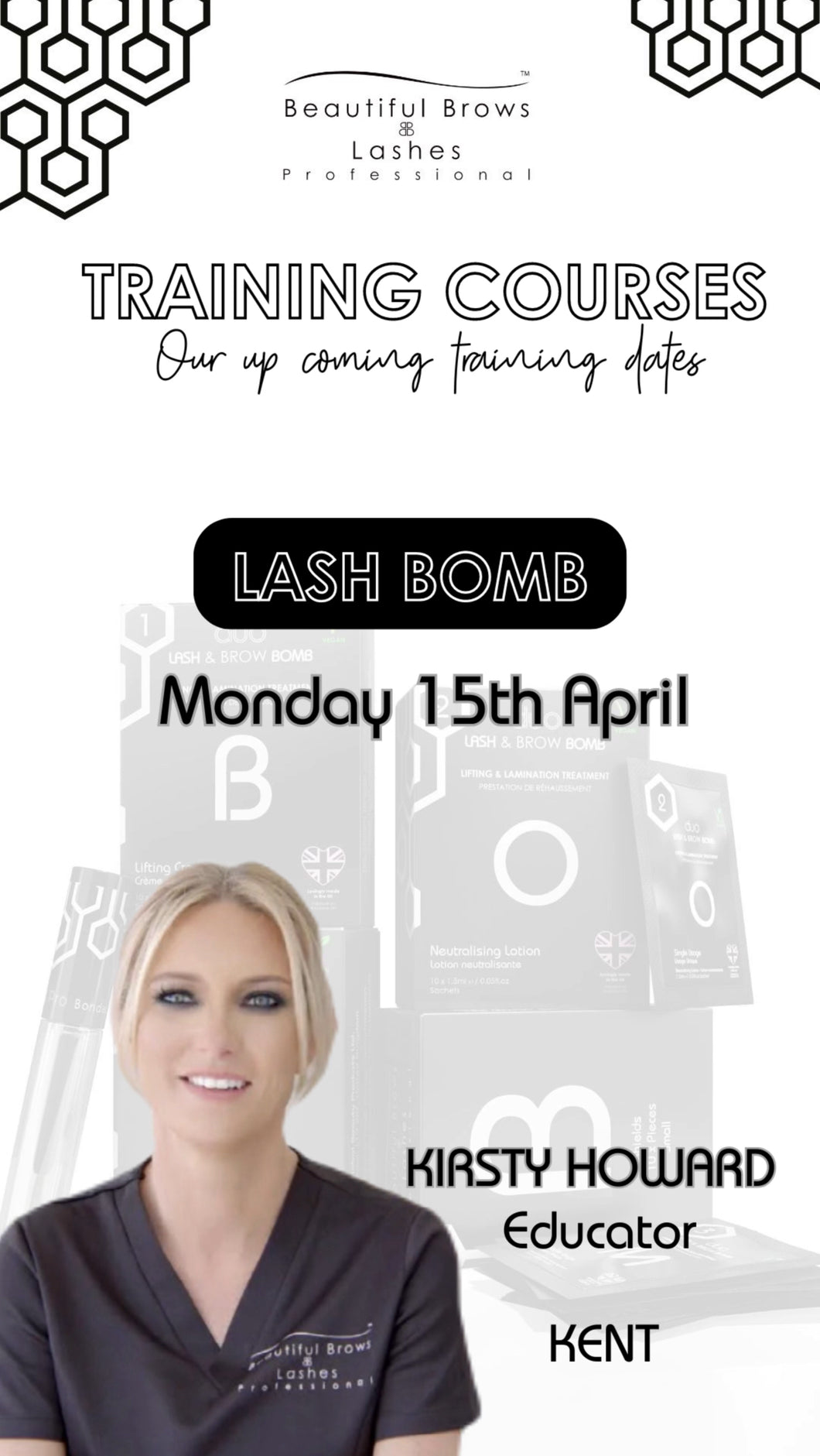 Accredited Official Lash Bomb Course with Kirsty